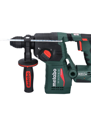 Metabo KH 18 LTX BL 24 marteau perforateur sans fil 18 V 2,2 J SDS Plus Brushless ( 601713800 ) + 2x batterie 4,0 Ah + chargeur + metaBOX