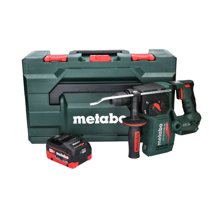 Martillo perforador a batería Metabo KH 18 LTX BL 24 18 V 2,2 J SDS Plus sin escobillas + 1x batería recargable 5,5 Ah + metaBOX - sin cargador