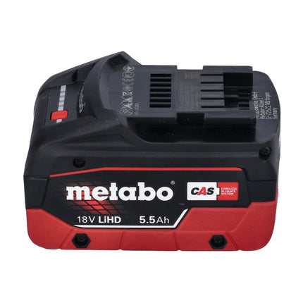 Martillo perforador a batería Metabo KH 18 LTX BL 24 18 V 2,2 J SDS Plus sin escobillas + 1x batería recargable 5,5 Ah + metaBOX - sin cargador