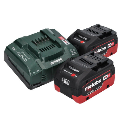 Metabo KH 18 LTX BL 24 trapano a percussione a batteria 18 V 2,2 J SDS Plus Brushless ( 601713660 ) + 2x batteria ricaricabile 5,5 Ah + caricatore + metaBOX