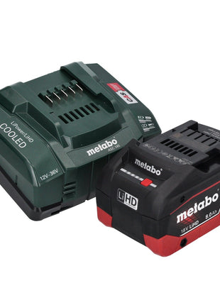 Metabo KH 18 LTX BL 24 taladro percutor a batería 18 V 2,2 J SDS Plus Brushless + 1x batería 8,0 Ah + cargador + metaBOX