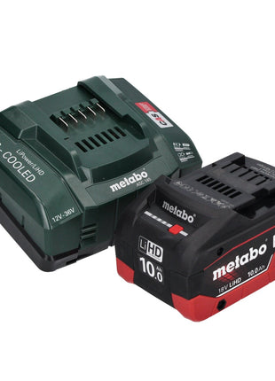 Metabo KH 18 LTX BL 24 akumulatorowa wiertarko-wkrętarka udarowa 18 V 2,2 J SDS Plus Brushless + 1x akumulator 10,0 Ah + ładowarka + metaBOX