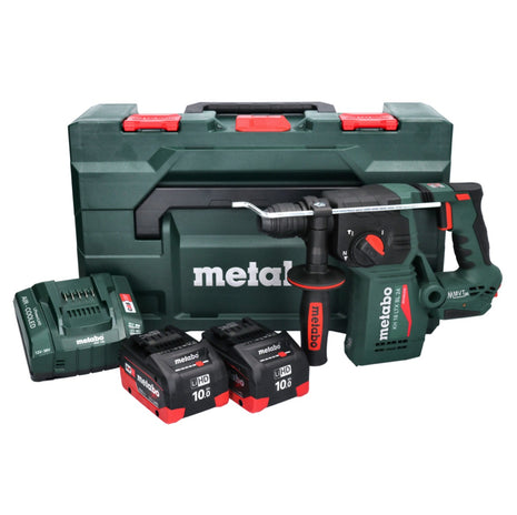 Metabo KH 18 LTX BL 24 taladro percutor a batería 18 V 2,2 J SDS Plus Brushless + 2x batería 10,0 Ah + cargador + metaBOX