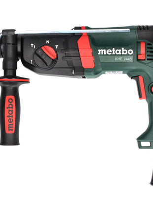 Metabo KHE 2445 Marteau combiné 800 W 2,4 J SDS plus + Coffret + Set de 13 forets et burins