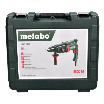 Metabo KHE 2445 Combination Hammer 800 W 2,4 J SDS plus + Case + Set of 13 drills and chisels