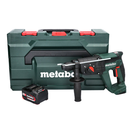 Martillo combinado de batería Metabo KH 18 LTX 24 18 V 2.1 J SDS plus + 1x batería 4.0 Ah + metaBOX - sin cargador