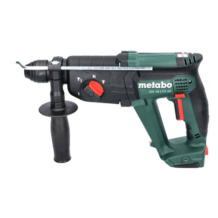 Metabo KH 18 LTX 24 Marteau combiné sans fil 18 V 2,1 J SDS plus + 2x batterie 4,0 Ah + chargeur + metaBOX ( 601712510 )