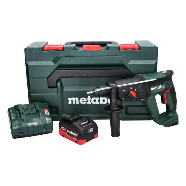 Metabo KH 18 LTX 24 martello combinato a batteria 18 V 2,1 J SDS plus + 1x batteria ricaricabile 8,0 Ah + caricatore + metaBOX