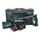 Metabo KH 18 LTX 24 cordless combihammer 18 V 2.1 J SDS plus + 2x battery 8.0 Ah + charger + metaBOX