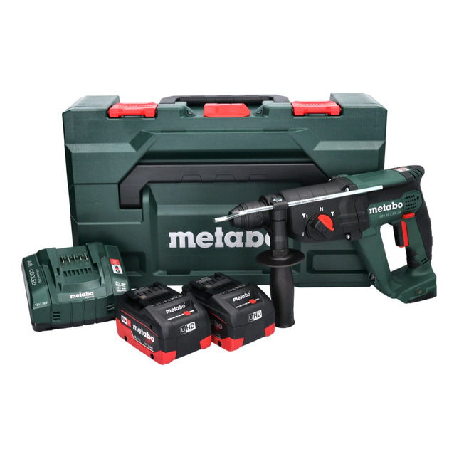Martillo combinado sin cable Metabo KH 18 LTX 24 18 V 2,1 J SDS plus + 2x batería 8,0 Ah + cargador + metaBOX
