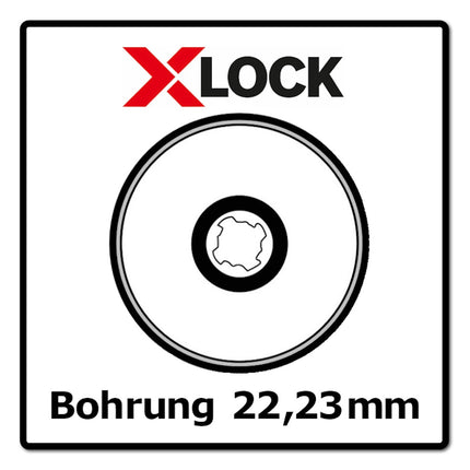 Bosch X-LOCK Set de Disques à tronçonner Diamant Métal + Carbure Multi Wheel 125 x 22,23mm (061599761M)