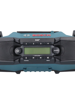 Bosch GPB 18V-2 SC Radio de chantier professionnelle sur batterie 18 V DAB+ Bluetooth AUX + 1x batterie 2,0 Ah + chargeur