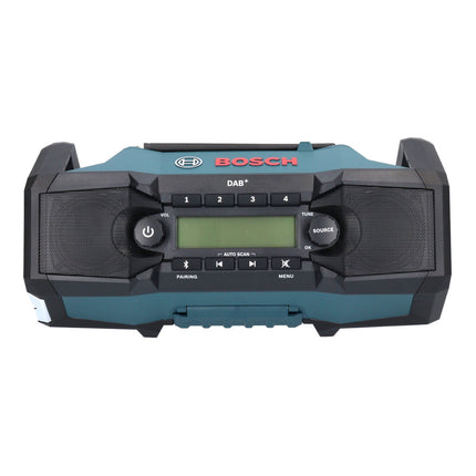 Bosch GPB 18V-2 SC Radio de obra con batería profesional 18 V DAB+ Bluetooth AUX + 2x baterías 4,0 Ah + cargador