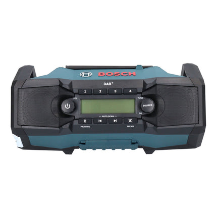 Bosch GPB 18V-2 SC Radio de obra con batería profesional 18 V DAB+ Bluetooth AUX + 2x baterías 5,0 Ah + cargador