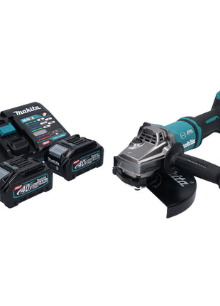 Meuleuse d'angle sur batterie Makita GA 038 GM2 40 V max. 230 mm sans balais XGT + 2x batteries 4,0 Ah + chargeur