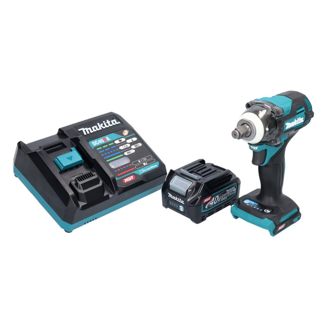 Makita TW 004 GA1 Llave de impacto inalámbrica 40 V máx. 1/2" 350 Nm XGT Brushless + 1x batería 2,0 Ah + cargador
