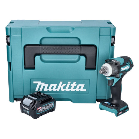 Makita TW 004 GA101 Llave de impacto inalámbrica 40 V máx. 1/2" 350 Nm XGT Brushless + 1x batería 2,0 Ah + Makpac - sin cargador