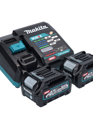 Makita TW 004 GA201 Llave de impacto inalámbrica 40 V máx. 1/2" 350 Nm XGT Brushless + 2x batería 2,0 Ah + cargador + Makpac