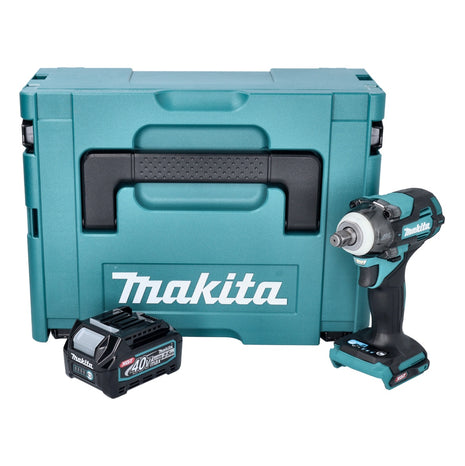 Makita TW 004 GD101 Llave de impacto inalámbrica 40 V máx. 1/2" 350 Nm XGT Brushless + 1x batería 2,5 Ah + Makpac - sin cargador