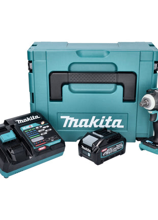 Makita TW 004 GM101 Llave de impacto inalámbrica 40 V máx. 1/2" 350 Nm XGT Brushless + 1x batería 4,0 Ah + cargador + Makpac