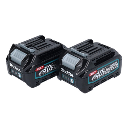 Juego de baterías Makita 2x BL 4020 Li-Ion batería 40 V máx. 2,0 Ah XGT (2x 191L29-0) Clase de protección IP64 con pantalla LED