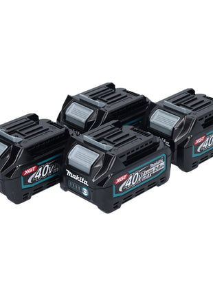 Juego de baterías Makita 4x BL 4020 Li-Ion batería 40 V máx. 2,0 Ah XGT (4x 191L29-0) Clase de protección IP64 con pantalla LED