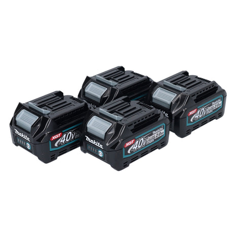 Juego de baterías Makita 4x BL 4020 Li-Ion batería 40 V máx. 2,0 Ah XGT (4x 191L29-0) Clase de protección IP64 con pantalla LED