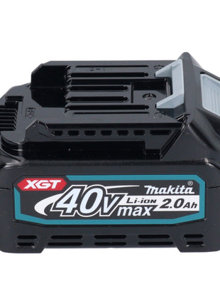 Kit de fuente de alimentación Makita 2x batería BL 4020 40 V máx. 2,0 Ah XGT (2x 191L29-0) + cargador DC 40 RA (191E07-8)