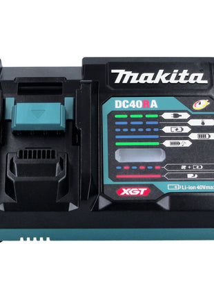 Kit de fuente de alimentación Makita 4x batería BL 4020 40 V máx. 2,0 Ah XGT (4x 191L29-0) + cargador DC 40 RA (191E07-8)