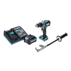 Taladro atornillador inalámbrico Makita DF 001 GA1 40 V máx. 140 Nm XGT Brushless + 1x batería 2,0 Ah + cargador
