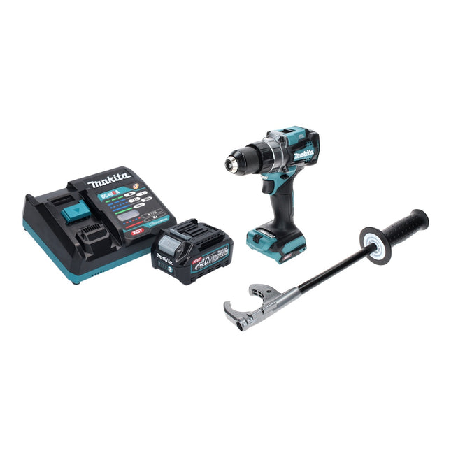 Taladro atornillador inalámbrico Makita DF 001 GA1 40 V máx. 140 Nm XGT Brushless + 1x batería 2,0 Ah + cargador