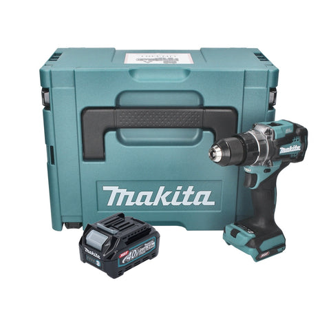 Taladro atornillador inalámbrico Makita DF 001 GA101 40 V máx. 140 Nm XGT Brushless + 1x batería 2,0 Ah + Makpac - sin cargador