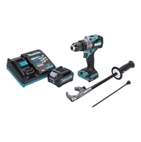 Perceuse à percussion sans fil Makita HP 001 GA1 40 V max. 140 Nm XGT Brushless + 1x batterie 2,0 Ah + chargeur