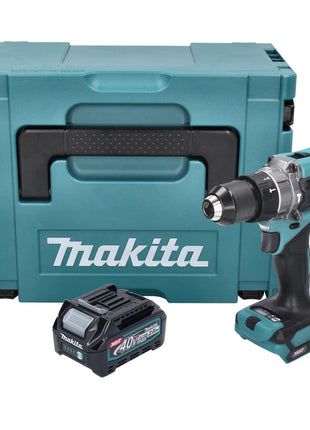 Makita HP 001 GA101 taladro percutor inalámbrico 40 V máx. 140 Nm XGT sin escobillas + 1x batería 2,0 Ah + Makpac - sin cargador