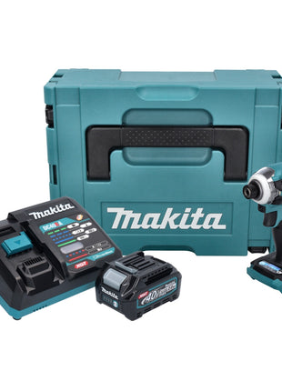 Makita TD 001 GA101 Akku Schlagschrauber 40 V max. 220 Nm 1/4" XGT Brushless + 1x Akku 2,0 Ah + Ladegerät + Makpac