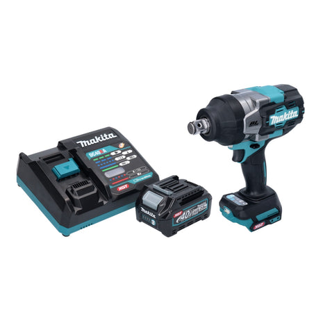 Llave de impacto inalámbrica Makita TW 001 GA1 40 V máx. 1800 Nm Brushless XGT + 1x batería 2,0 Ah + cargador