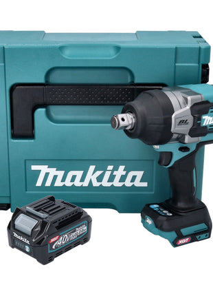 Makita TW 001 GA101 Llave de impacto inalámbrica 40 V máx. 1800 Nm Brushless XGT + 1x batería 2,0 Ah + Makpac - sin cargador