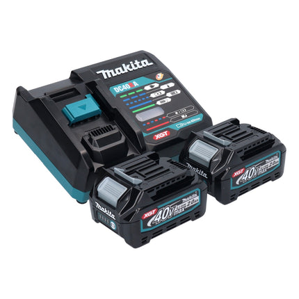Makita TW 001 GA201 Llave de impacto inalámbrica 40 V máx. 1800 Nm Brushless XGT + 2x batería 2,0 Ah + cargador + Makpac