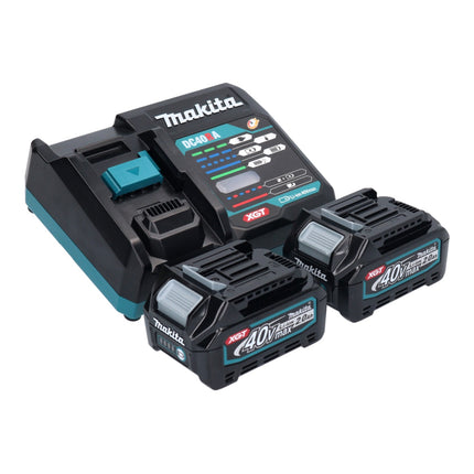 Taladro percutor inalámbrico Makita HP 002 GA202 40 V máx. 64 Nm sin escobillas + 2 baterías 2,0 Ah + cargador + Makpac