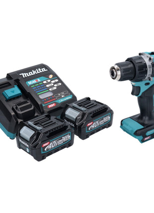 Taladro atornillador inalámbrico Makita DF 002 GA2 40 V máx. 64 Nm Brushless XGT + 2 baterías 2,0 Ah + cargador