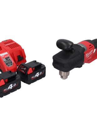 Milwaukee M18 CRAD2-402 Perceuse d'angle sans fil 30Nm Brushless 18V + 2x Batteries 4,0Ah + Chargeur