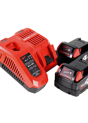 Milwaukee M18 CRAD2-402 Perceuse d'angle sans fil 30Nm Brushless 18V + 2x Batteries 4,0Ah + Chargeur