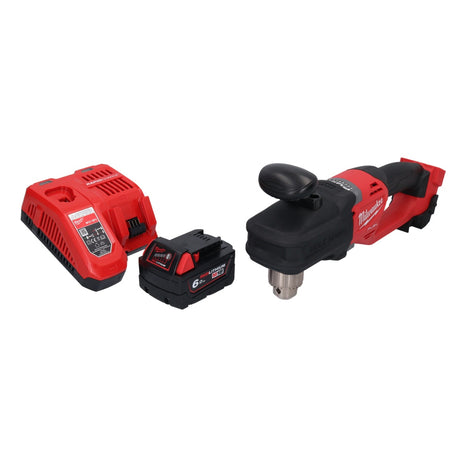 Taladro angular a batería Milwaukee M18 CRAD2-601 18 V 30 Nm sin escobillas + 1x batería 6,0 Ah + cargador