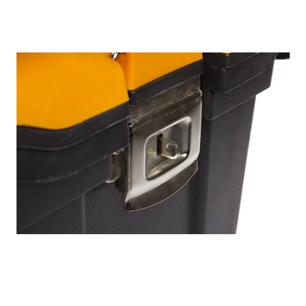 Caja de montaje móvil Forte Tools, caja de herramientas con ruedas grande en 59,5 x 42 x 38 cm robusta con cierre metálico y organizador extraíble (000051144574)