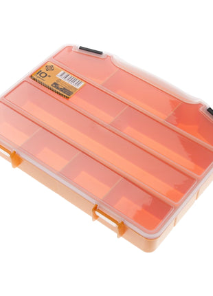 FORTE Tools Box ORG-10 Organisateur de rangement pour petites pièces ( 000051144705 ) 251 x 200 x 44 mm avec 10 compartiments pour clous vis chevilles outils à main