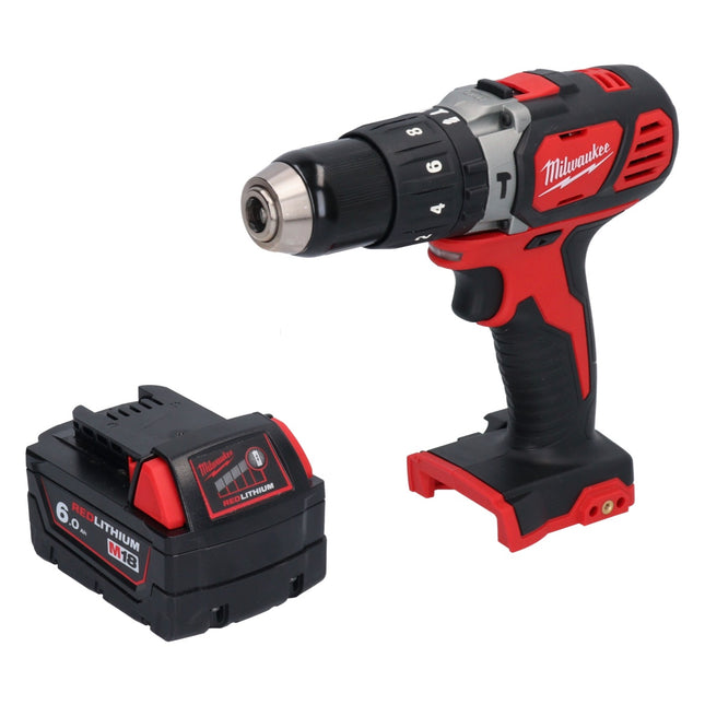 Taladro percutor inalámbrico Milwaukee M18 BPD-601 18 V 60 Nm + 1x batería 6,0 Ah - sin cargador