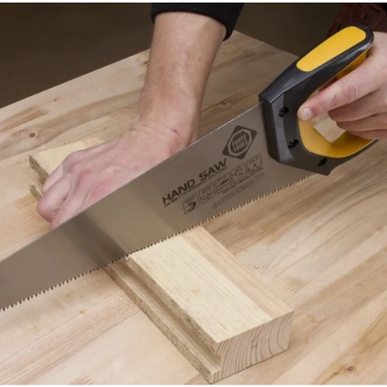 FORTE Tools Sierra premium Foxtail de 60 cm, sierra de mano con mango ergonómico de goma, sierra para madera, laminado, etc., con grupo de dientes especial Fabricada en Suecia (000051083427)