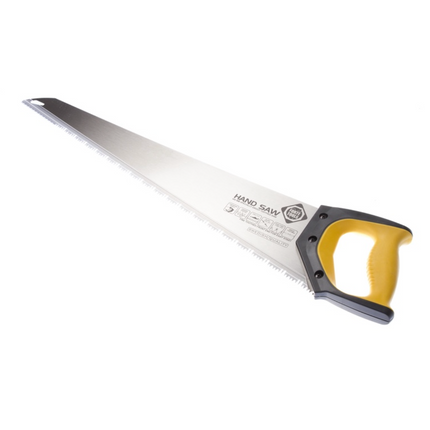 FORTE Tools Sierra premium Foxtail de 60 cm, sierra de mano con mango ergonómico de goma, sierra para madera, laminado, etc., con grupo de dientes especial Fabricada en Suecia (000051083427)