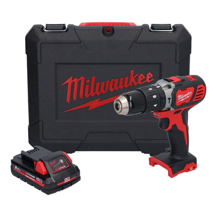 Milwaukee M18 BPD-301C Akumulatorowa wiertarka udarowa 18 V 60 Nm + 1x akumulator 3,0 Ah + walizka - bez ładowarki