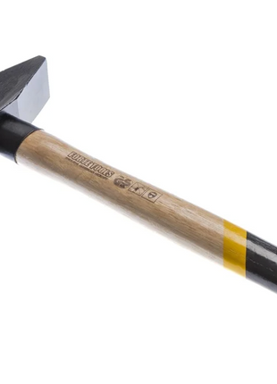 FORTE TOOLS Martillo de cerrajería con mango de madera, peso de cabeza 2000 g, martillo con mango de madera, herramienta premium, forjado, cuña de doble anilla, cabeza pintada (000051151037)